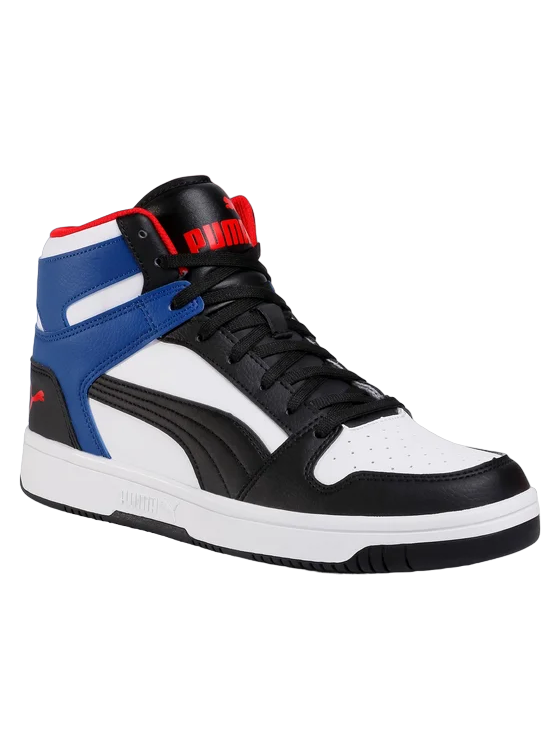 Puma men's sneakers Rebound LayUp SL 369573 18 white black red