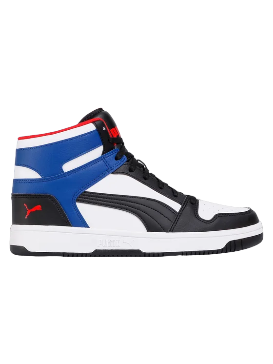 Puma men's sneakers Rebound LayUp SL 369573 18 white black red