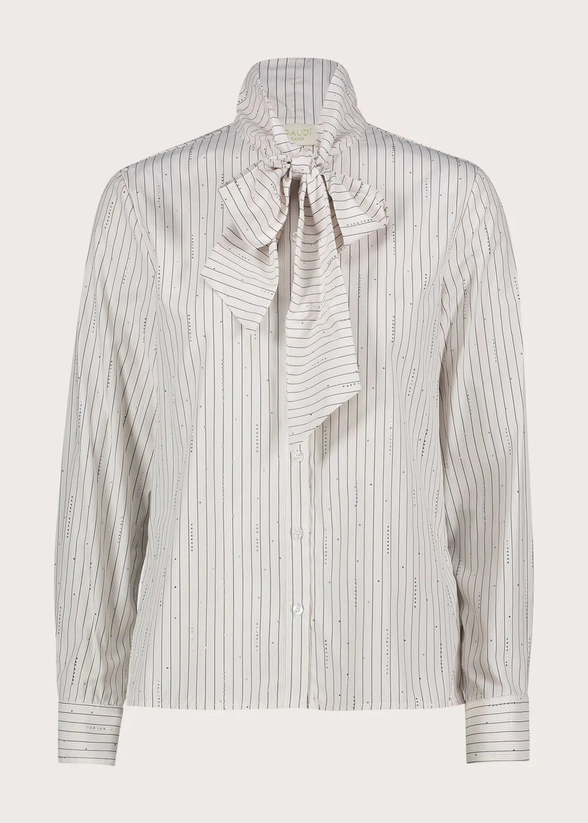Gaudì Camicia da donna con collo a foulard 621BD45004 bianca