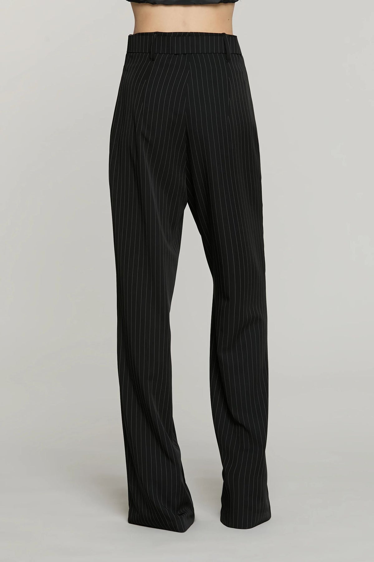Relish Pantalone BENETTI con cintura gessato RDA2607091033 nero
