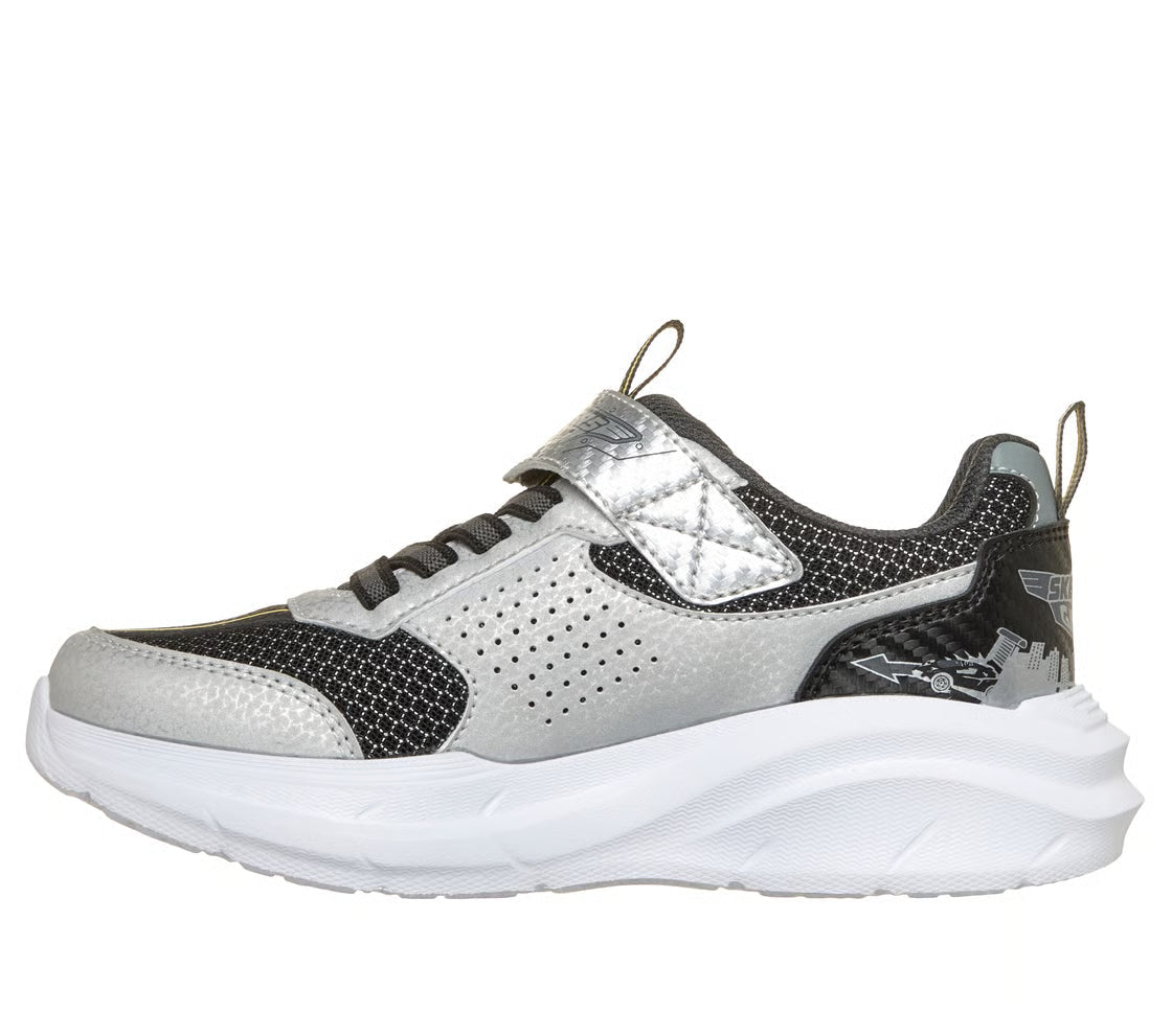 Skechers scarpa da ginnastica da bimbo Garage 402150L/SLBK grigio