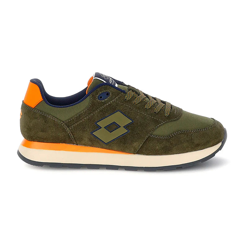 Lotto scarpa sneakers da uomo Trainer AMP 222902 948 verde