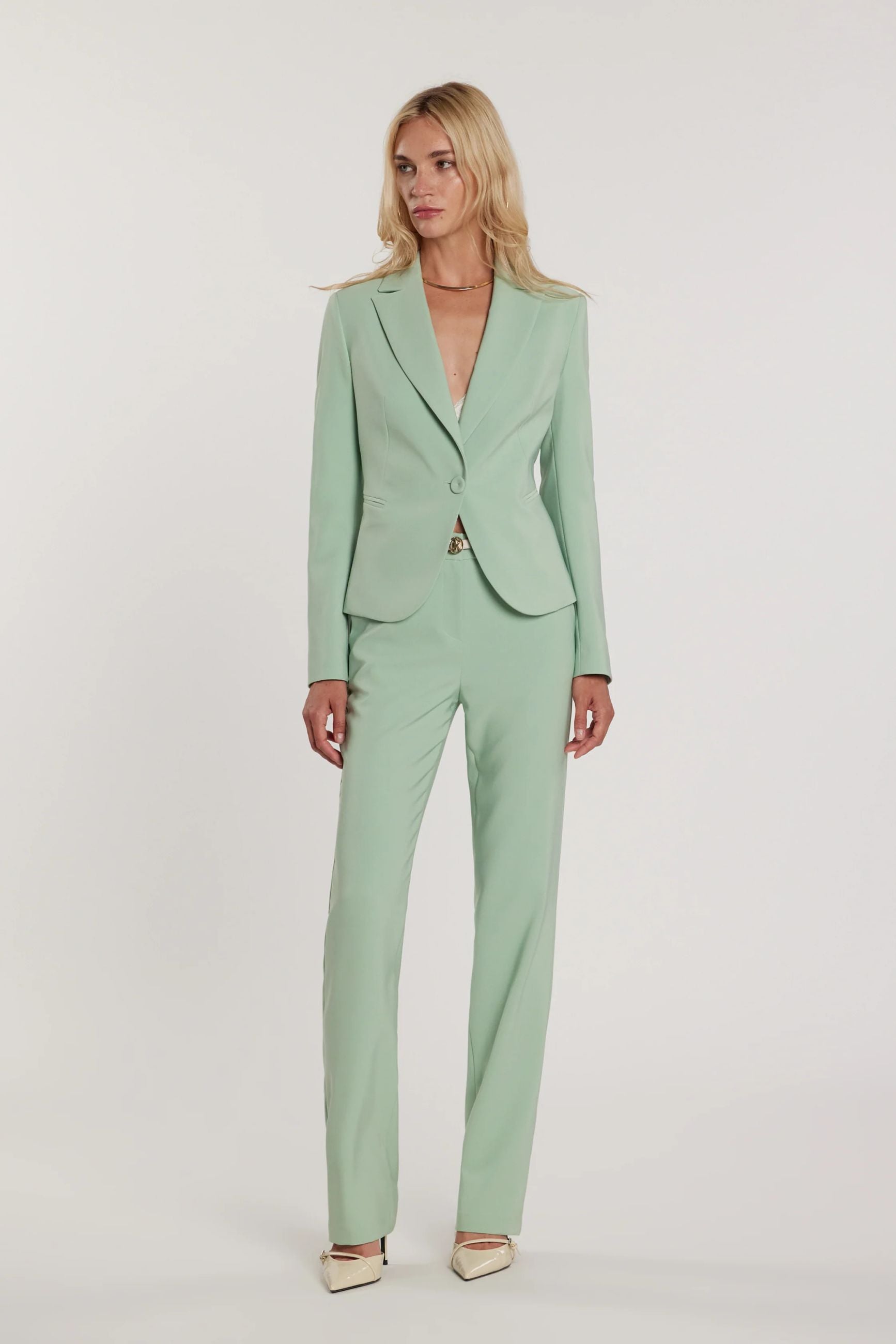 Relish Pantalone CLOES Vita Alta Tasche Francesi RDP2607006059 Verde Donna