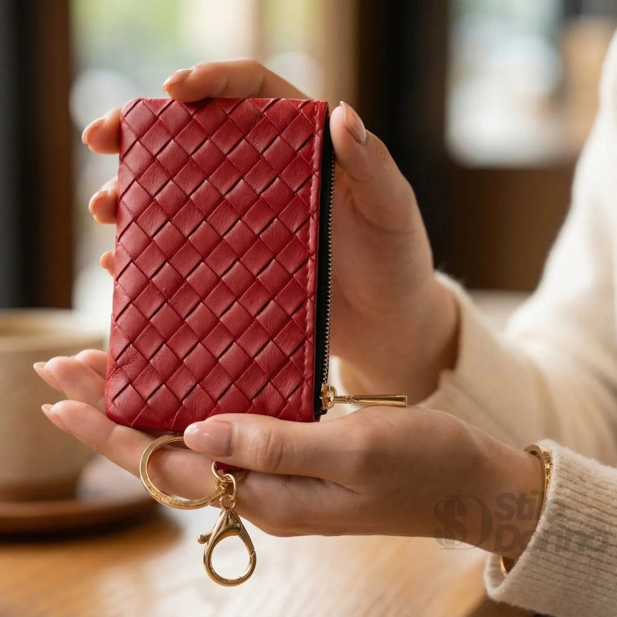 Ruby Portafoglio Mini Intrecciato
