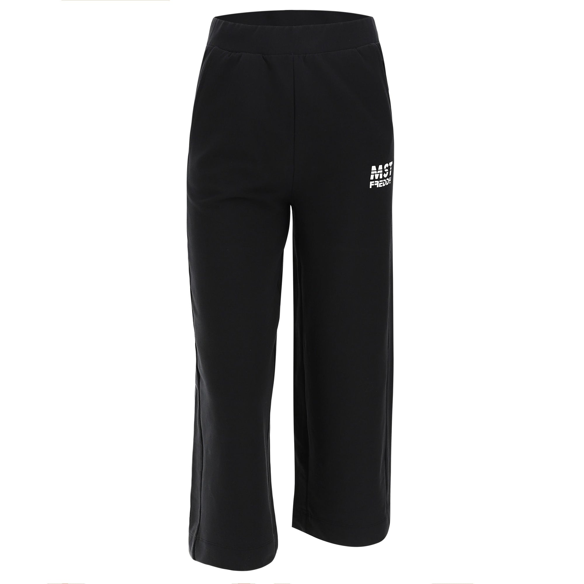 Freddy Pantalone Palazzo in Felpa Elasticizzata S2WMAP5 black
