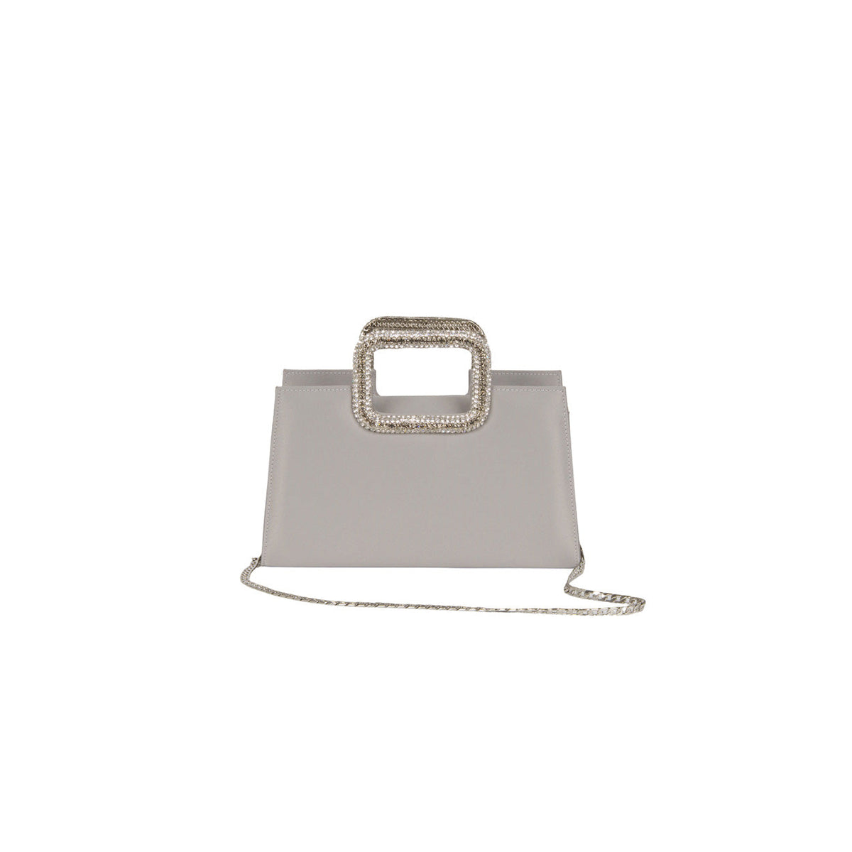 BORSA A MANO ARGENTO