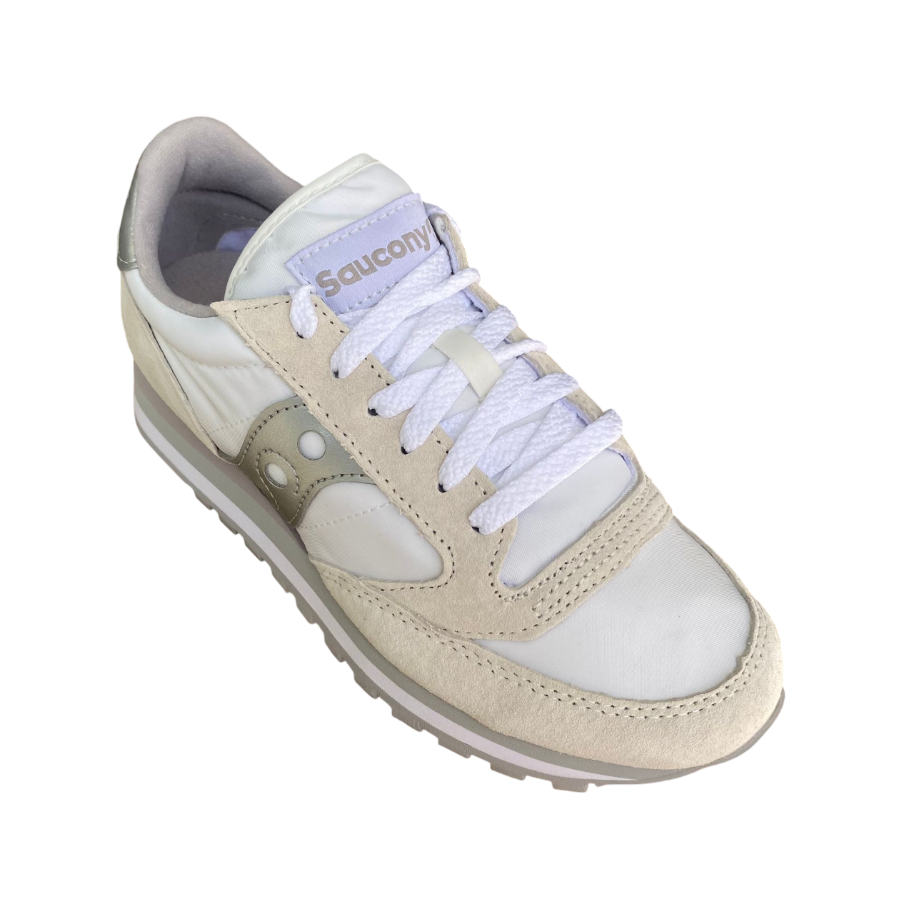 Saucony Jazz Triple S60530-16 Sneakers Donna Bianco Argento Platform