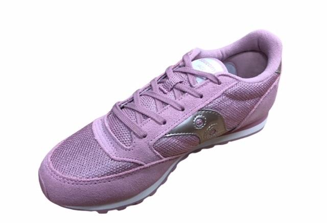 Saucony Originals scarpa sneakers da ragazza Jazz SK159614Y rosa-argento