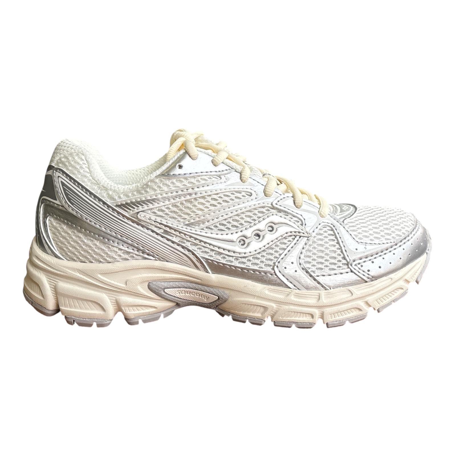 Saucony Ride Millennium S70812-41 - Sneakers Donna Lifestyle Crema Argento