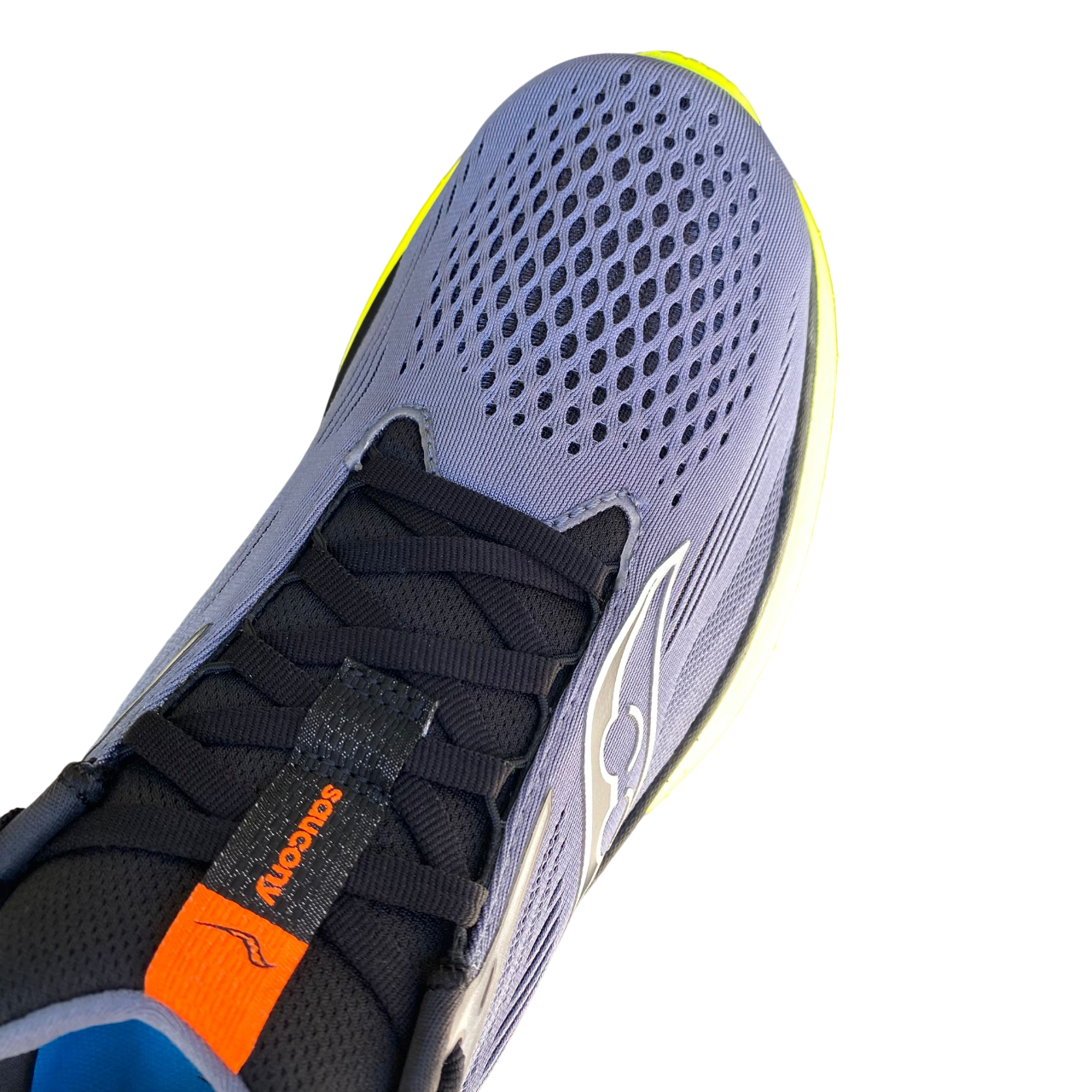 Saucony Men's Shoe S21000-99 Grey-Yellow – running, comfort, cushioning, sporty design