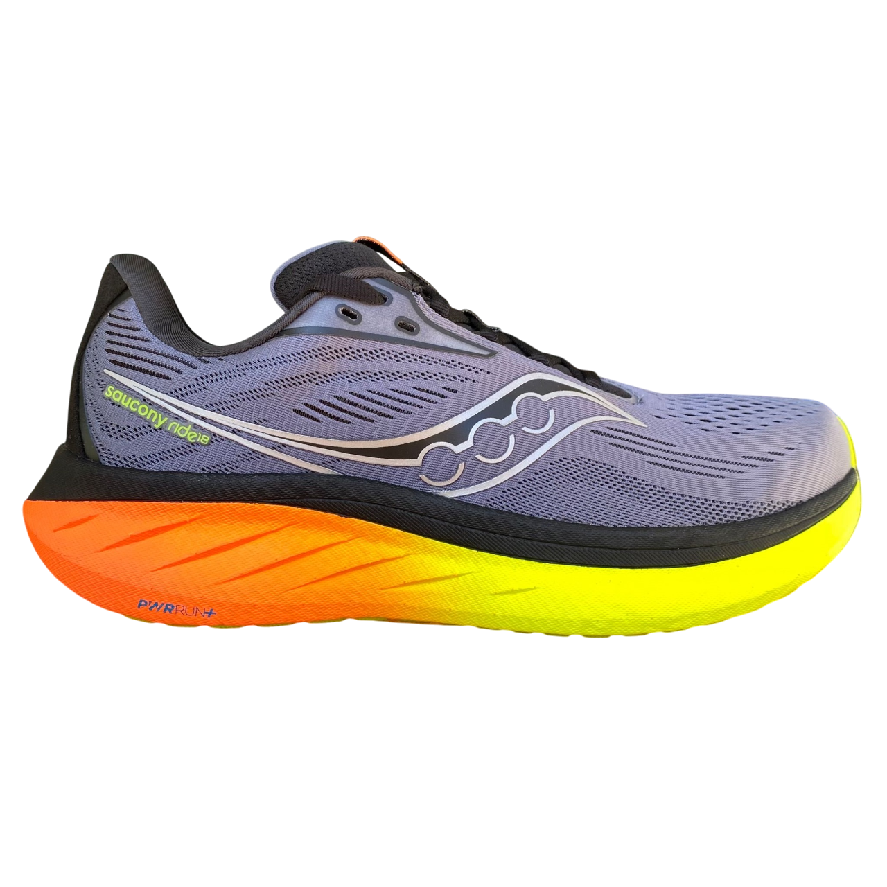 Saucony Men's Shoe S21000-99 Grey-Yellow – running, comfort, cushioning, sporty design