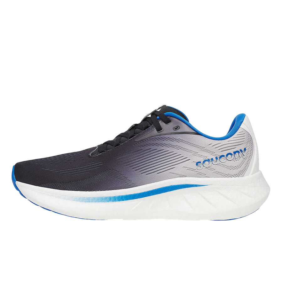 Saucony Ride 18 S21000-160 Men's Versatile Daily Training Running Shoes Black Parachute Blue