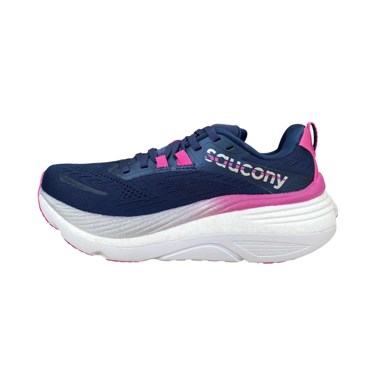Saucony Hurricane 24 S10933-161 Women's Running Shoes Stability Pronation Maximum Cushioning Blue Fuchsia