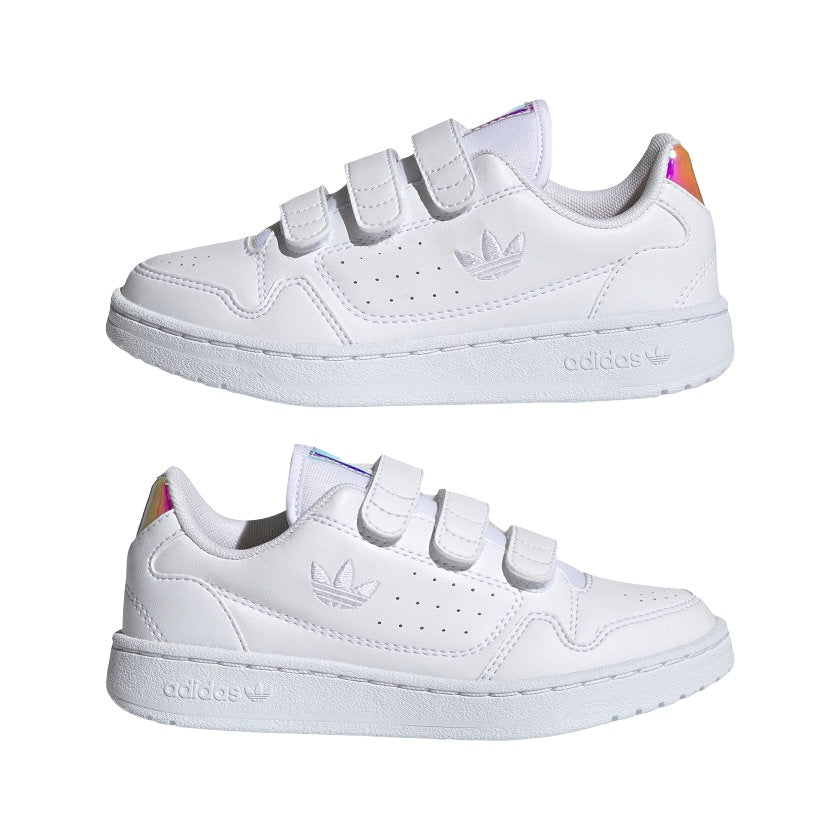 Adidas Originals girls' trainers with strap NY 90 CF C FY9847 white