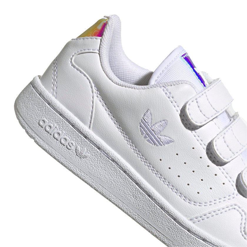 Adidas Originals girls' trainers with strap NY 90 CF C FY9847 white