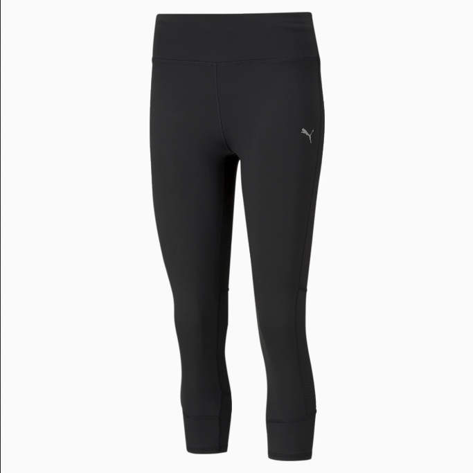 Puma Women's Favorite Regular Rise 3/4 Running Tights 520190 01 Black