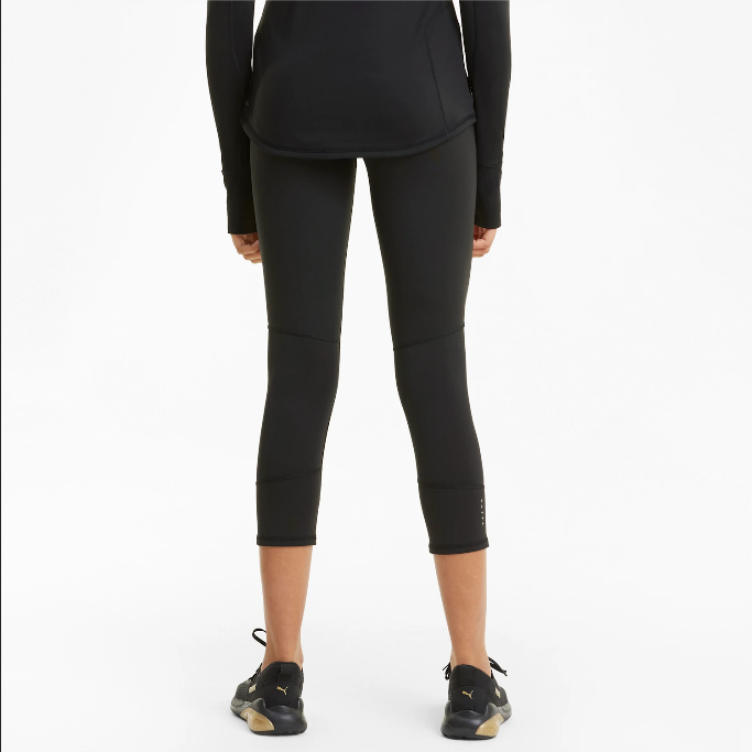 Puma Women's Favorite Regular Rise 3/4 Running Tights 520190 01 Black