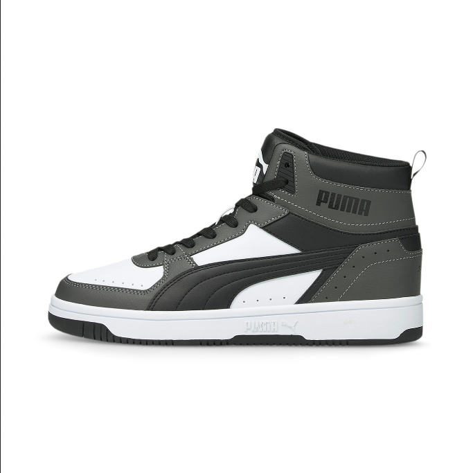 Puma Rebound JOY 374765 08 men's high-top sneakers dark grey-black-white