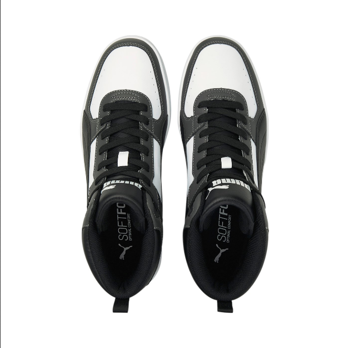 Puma Rebound JOY 374765 08 men's high-top sneakers dark grey-black-white