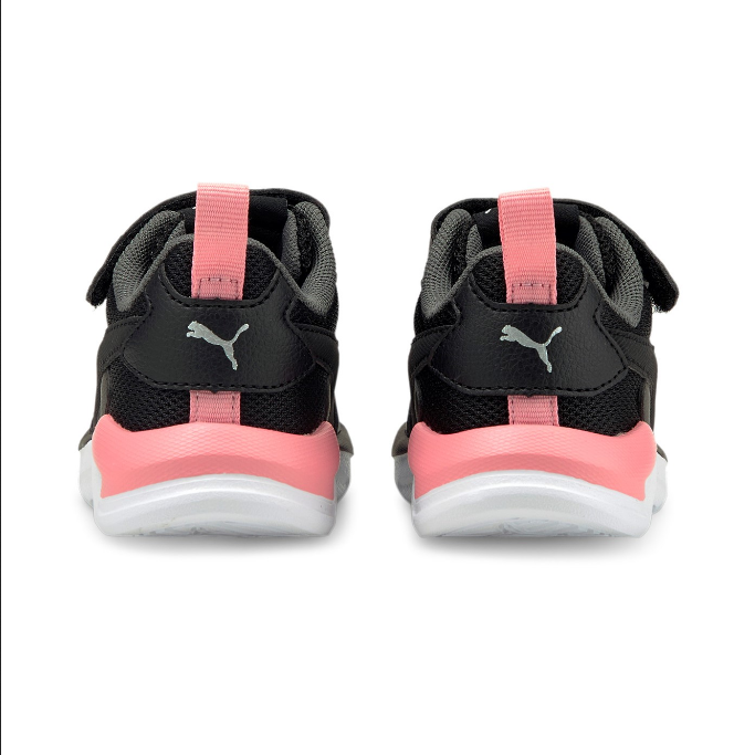 Puma Girl's X-Ray Lite Sneakers 374398 17 Black Pink Silver