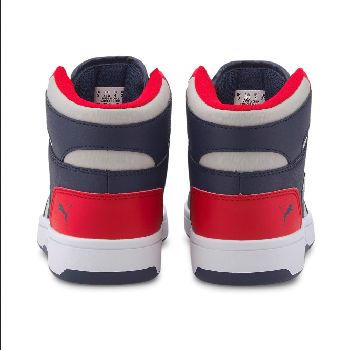 Puma Rebound Layup Lo SL 370486 11 boys' sneakers blue grey