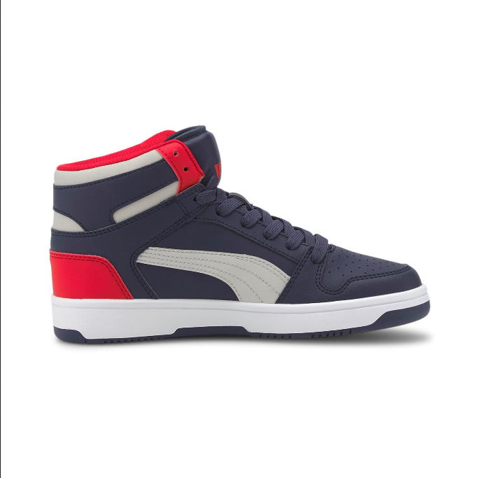 Puma Rebound Layup Lo SL 370486 11 boys' sneakers blue grey