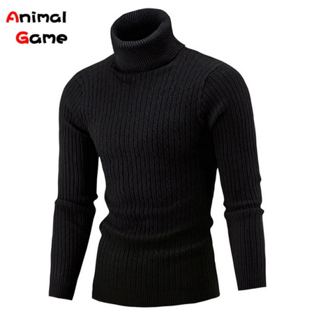 Maglione dolcevita caldo invernale maglione lavorato a maglia