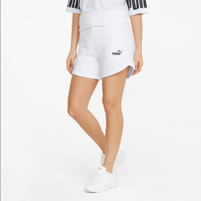 Puma Women's Sports Shorts Short Ess 5" High 848339 02 white