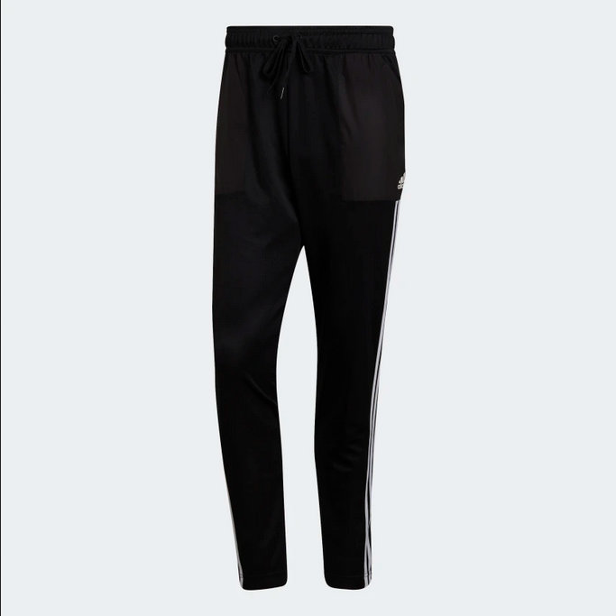 Adidas Men's Aeroready Tricot Quarter Zip Tracksuit HE2233 Black White