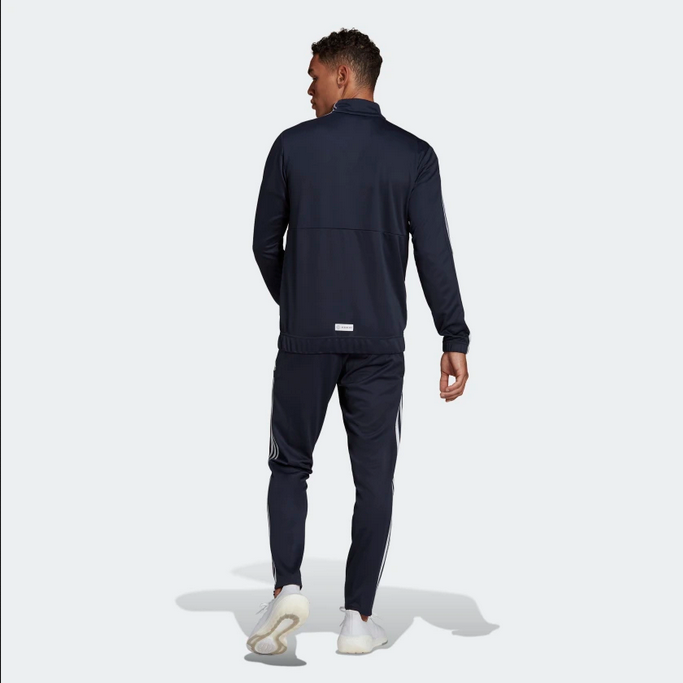 Adidas Men's Aeroready Tricot Quarter Zip Tracksuit HE2232 Blue