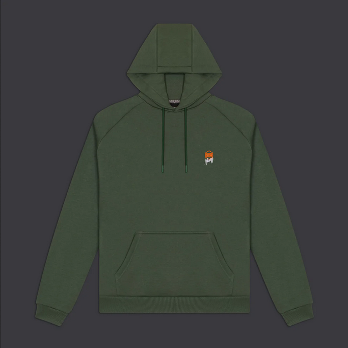 Dolly Noire Felpa con cappuccio Milano Hoodie SW174-SA-02 green