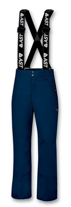 Astrolabio men's ski pants with suspenders AB9Z TD51 4F 956 blue