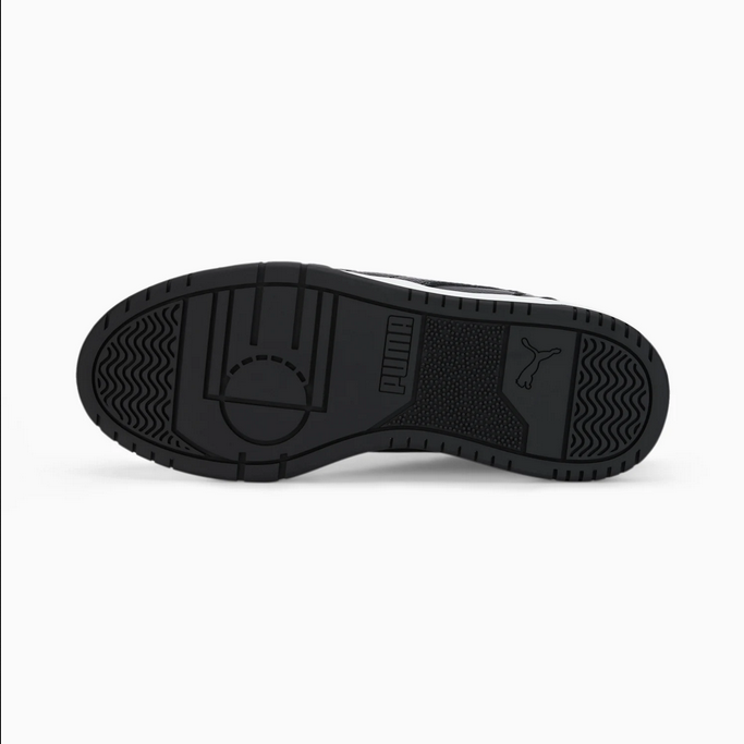 Puma low top boys' sneakers RBD Game Low Jr 387350 02 black-gold-white