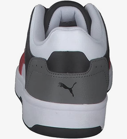 Puma Men's Rebound Joy Low Sneakers 380747-06 White Red Grey