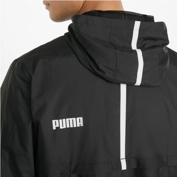 Puma Men's ESS Solid Windbreaker 847484-01 Black