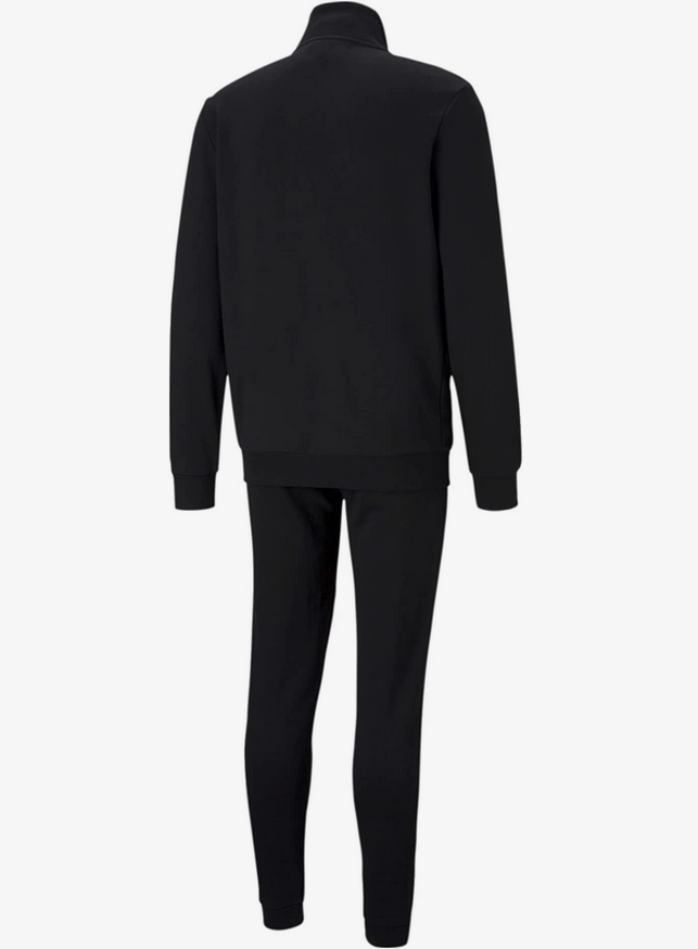 Puma Men's Brushed Cotton Tracksuit Clean Sweat Suit TR 585840 01 black