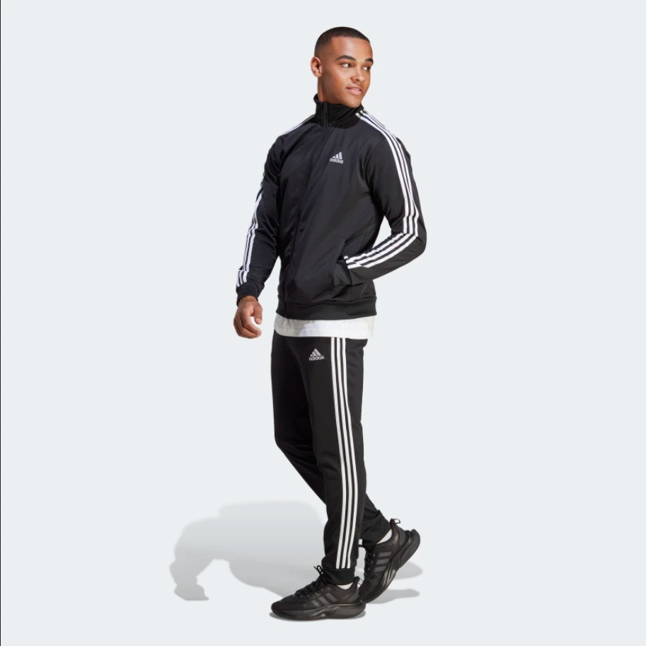 Adidas Basic 3-Stripes Tricot Track Suit IC6747 black