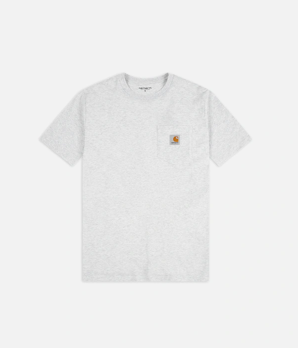 Carhartt Short Sleeve T-Shirt with Pocket 1030434 02 white