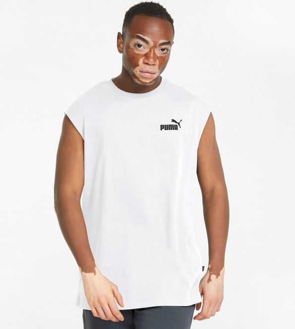Puma men's ESS Sleeveless T-shirt 586738 02 white