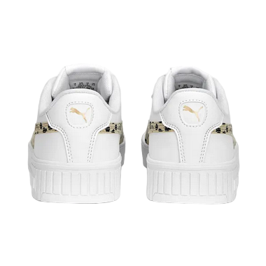 Puma girls' sneakers Carina 2.0 Animal 392024 01 white black gold