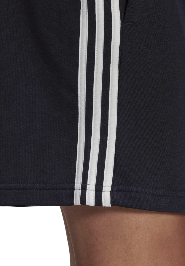 Adidas 3-Stripes Essentials French Terry IC9436 legend ink brushed cotton sports shorts