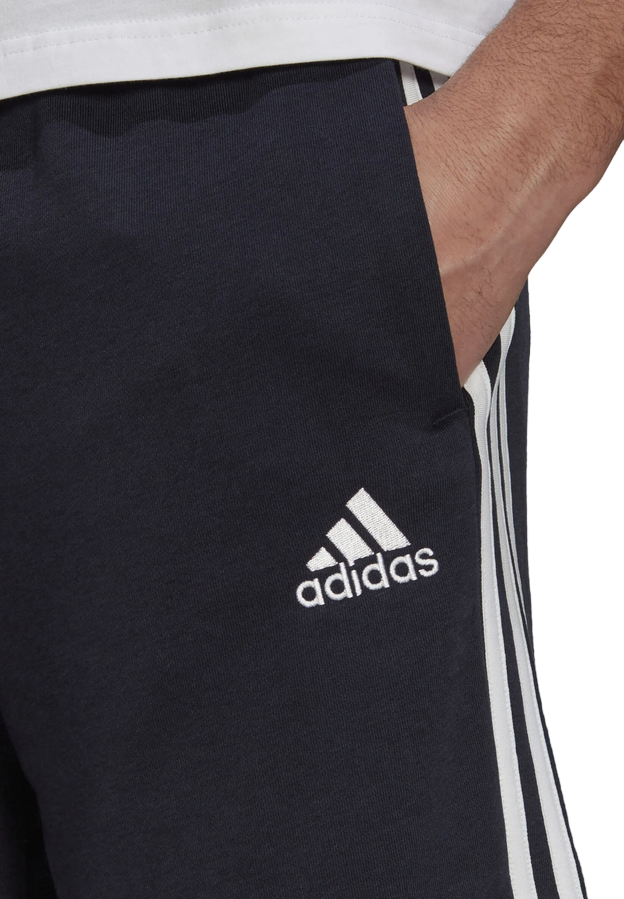 Adidas 3-Stripes Essentials French Terry IC9436 legend ink brushed cotton sports shorts