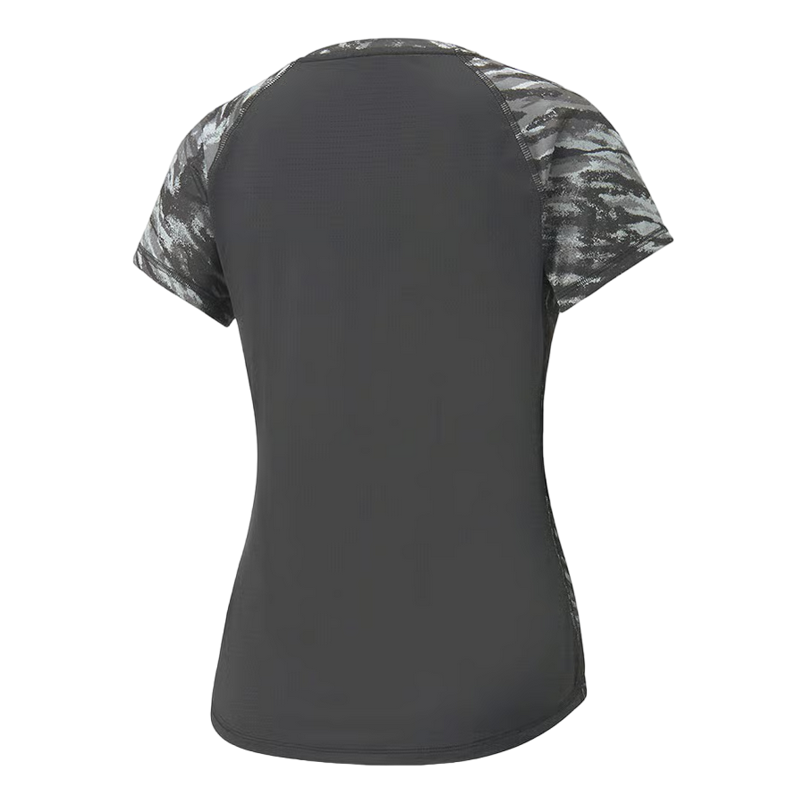Puma Women's 5K Graphic Short Sleeve Running T-Shirt 521736-01 Black