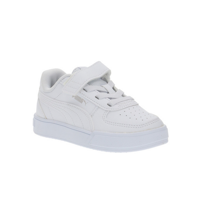 Puma Caven 2.0 393839 02 White Kids' Elastic and Velcro Sneakers