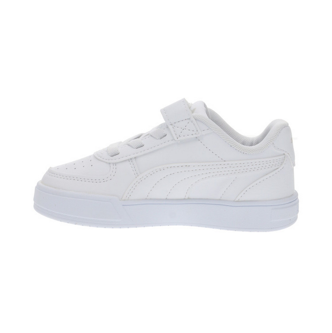 Puma Caven 2.0 393839 02 White Kids' Elastic and Velcro Sneakers