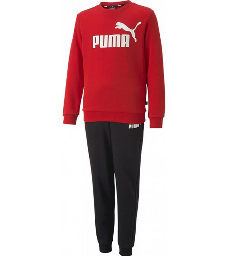 Puma Boys' Trainer Tracksuit 670885-12 Red-Black