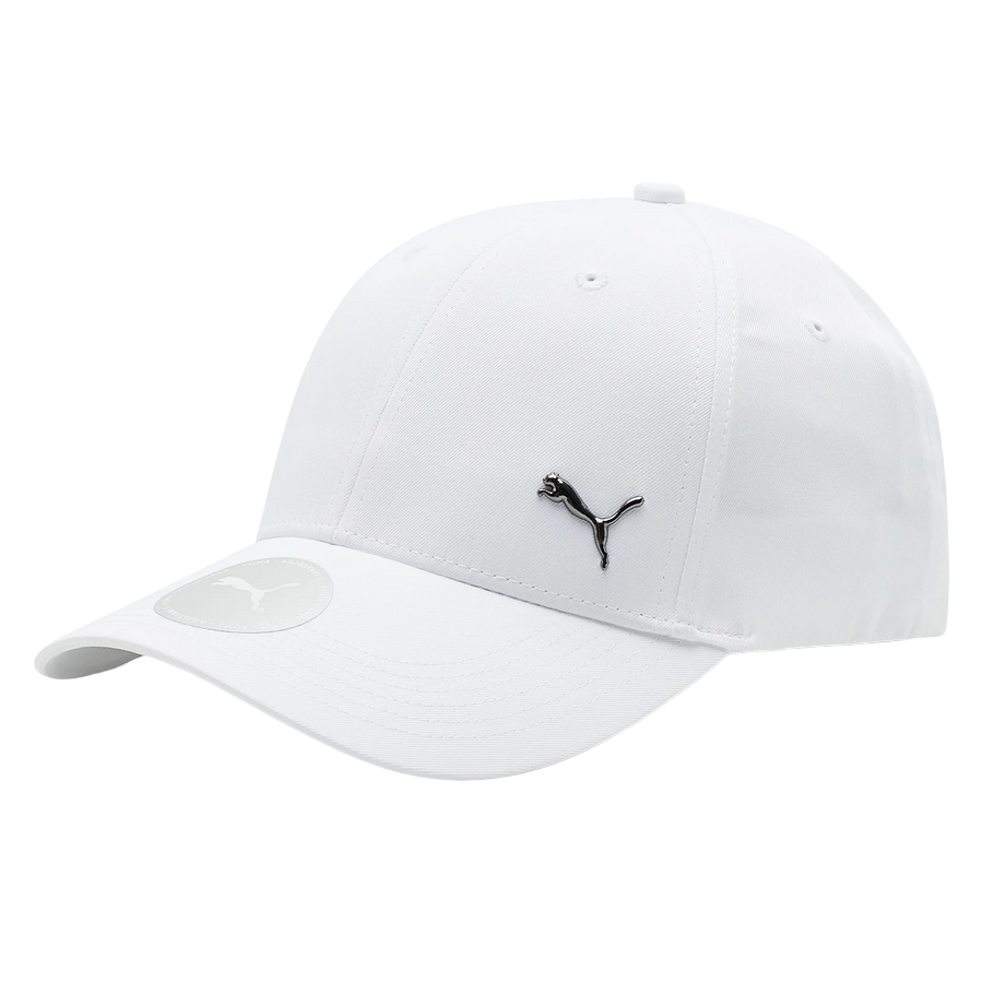 Puma visor cap with metallic logo 021269 60 white