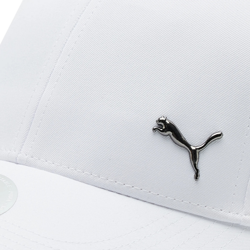 Puma visor cap with metallic logo 021269 60 white