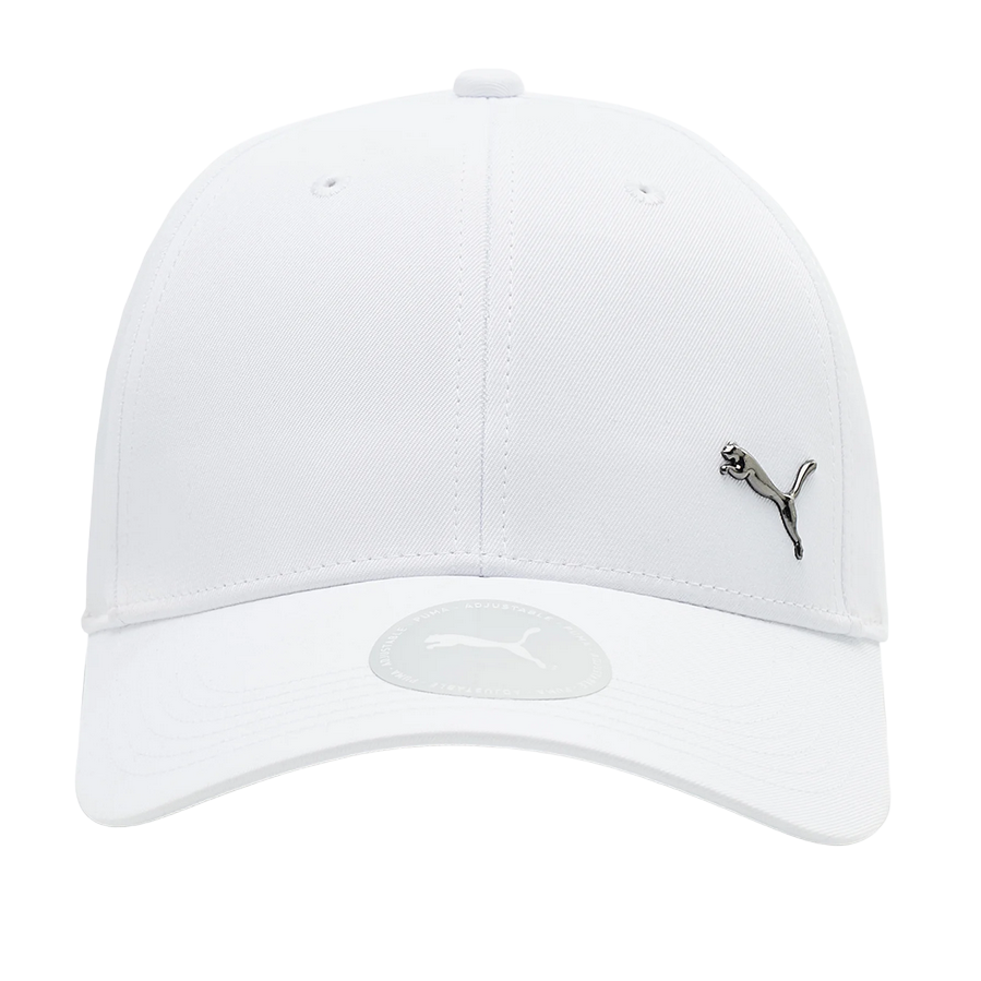 Puma visor cap with metallic logo 021269 60 white