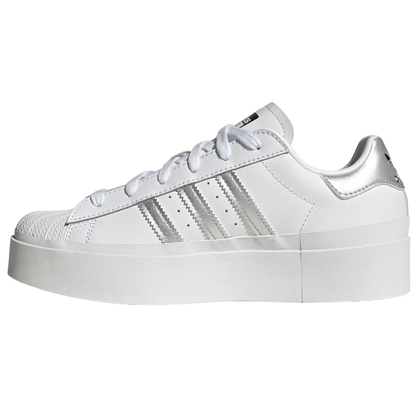 Adidas Originals Women's Superstar Bonega IF7582 White-Silver-Black Sneakers